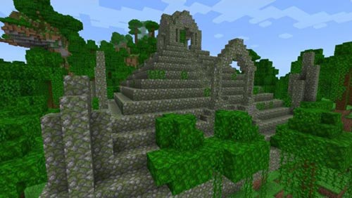 Мод Заброшенные и разрушенные структуры для Minecraft PE
