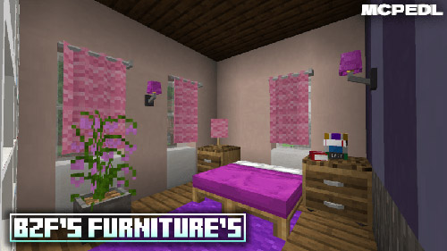 Мод Мебель от Bzf для Minecraft PE