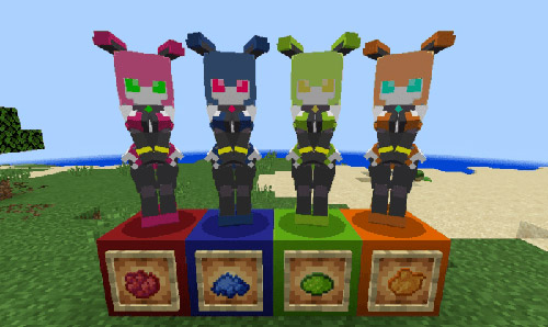Мод Милые роботы для Minecraft PE