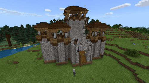 Мод Простые структуры для Minecraft PE