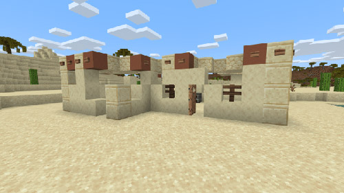 Мод Простые структуры для Minecraft PE