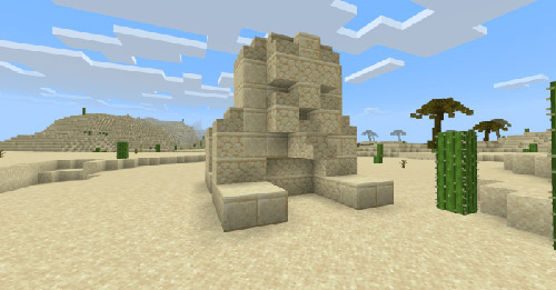 Мод Простые структуры для Minecraft PE