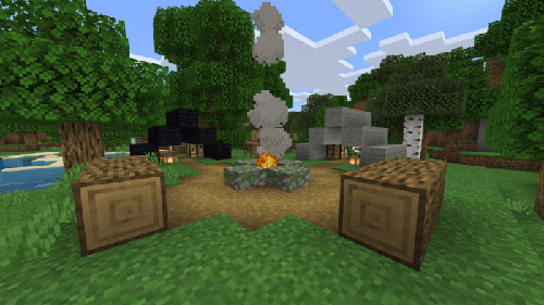 Мод Простые структуры для Minecraft PE
