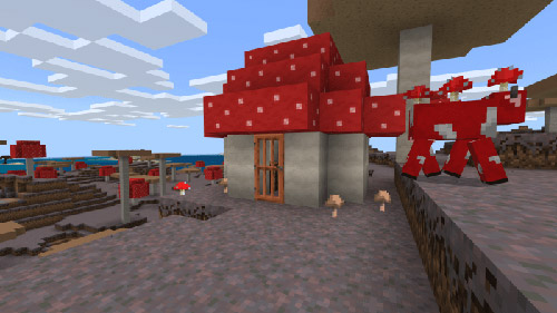 Мод Простые структуры для Minecraft PE