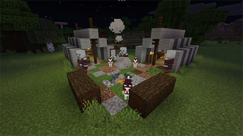 Мод Простые структуры для Minecraft PE