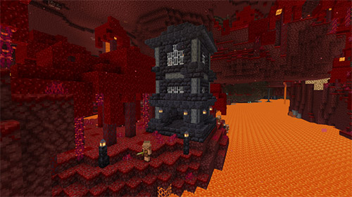 Мод Простые структуры для Minecraft PE