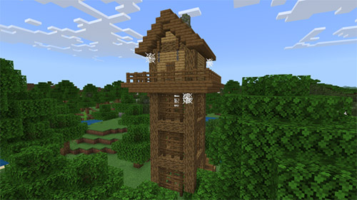 Мод Простые структуры для Minecraft PE