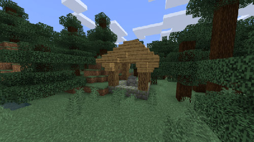 Мод Простые структуры для Minecraft PE