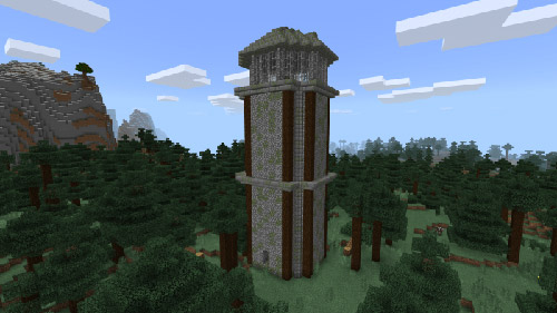 Мод Простые структуры для Minecraft PE