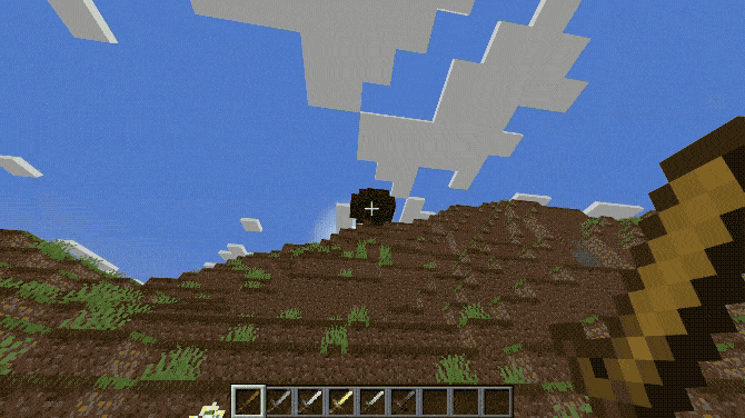 Мод Крюк-кошка для Minecraft PE