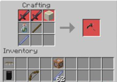 Мод Стихийное оружие для Minecraft PE