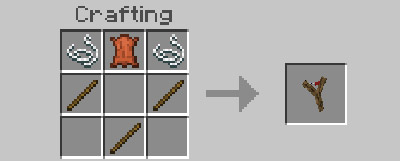 Мод Рогатка для Minecraft PE
