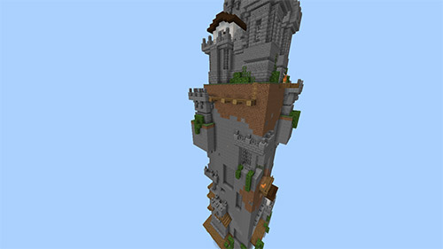 Карта "Выживание на чанках" для Minecraft PE
