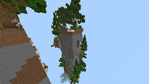 Карта "Выживание на чанках" для Minecraft PE