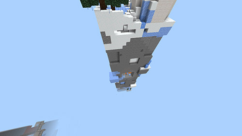 Карта "Выживание на чанках" для Minecraft PE
