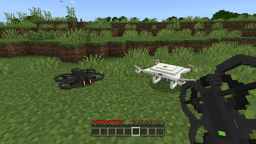 Мод "Дроны" для Minecraft PE