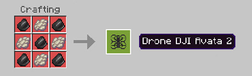 Мод "Дроны" для Minecraft PE