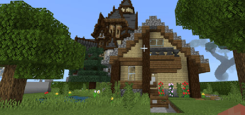 Мод "Мгновенные структуры" для Minecraft PE
