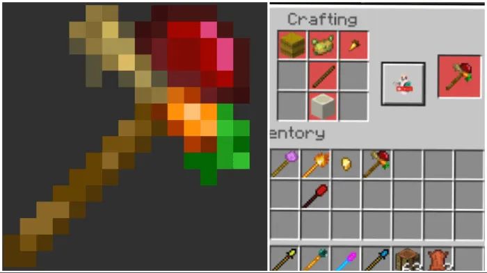 Мод "Безумные волшебные палочки" для Minecraft PE