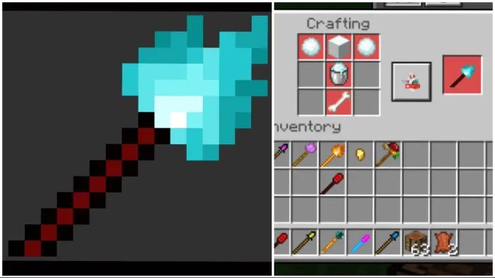 Мод "Безумные волшебные палочки" для Minecraft PE
