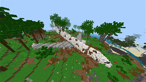 Карта "Выживание после авиакатастрофы" для Minecraft PE
