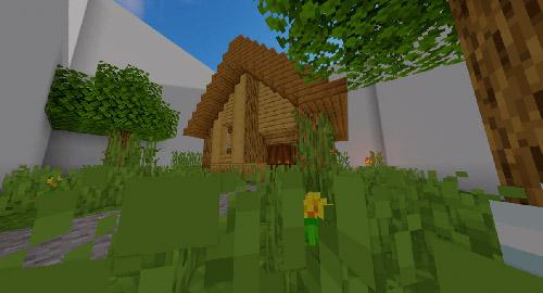 Карта "Найди кнопку плюс 2" для Minecraft PE