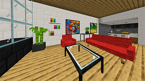 Мод "Современная мебель" для Minecraft PE