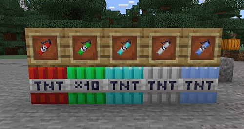 Мод "Больше TNT" для Minecraft PE