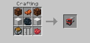 Мод "Грузовик с хранилищем" для Minecraft PE
