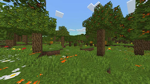 Мод "Расширение дикой природы" для Minecraft PE