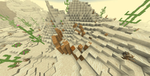 Мод "Смертельные дюны" для Minecraft PE