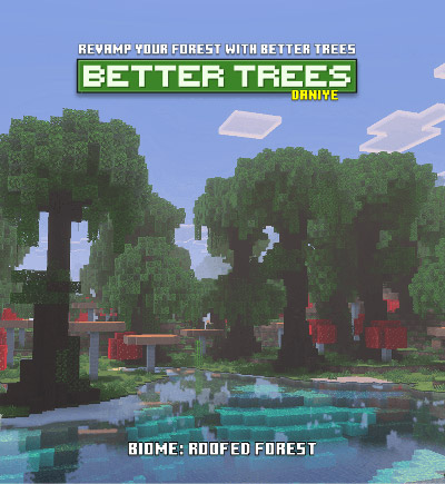 Мод "Улучшенные деревья" для Minecraft PE