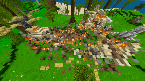 Карта "Остров испытаний" для Minecraft PE