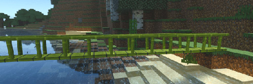 Мод "Мосты и дорожки" для Minecraft PE