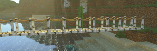 Мод "Мосты и дорожки" для Minecraft PE