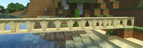 Мод "Мосты и дорожки" для Minecraft PE