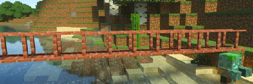 Мод "Мосты и дорожки" для Minecraft PE