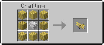 Мод "Самолёты" для Minecraft PE