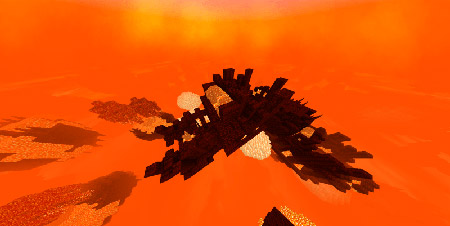 Мод "Небесный уровень" для Minecraft PE