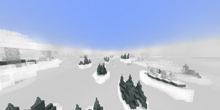 Мод "Небесный уровень" для Minecraft PE
