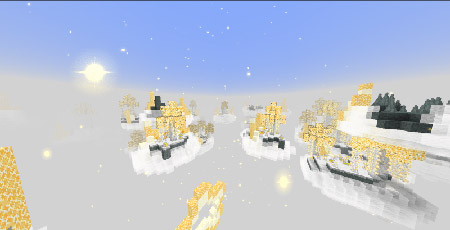 Мод "Небесный уровень" для Minecraft PE