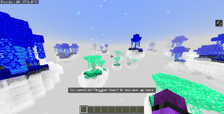 Мод "Небесный уровень" для Minecraft PE