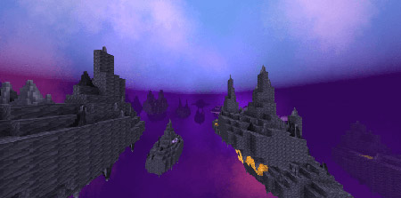 Мод "Небесный уровень" для Minecraft PE