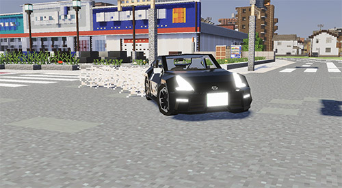 Мод "Nissan R35 GTR и Nissan 370Z" для Minecraft PE