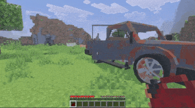 Мод "Заброшенные автомобили" для Minecraft PE