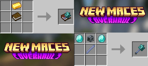 Мод "Переработанные булавы" для Minecraft PE