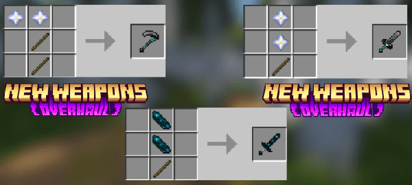 Мод "Новое оружие со способностями" для Minecraft PE