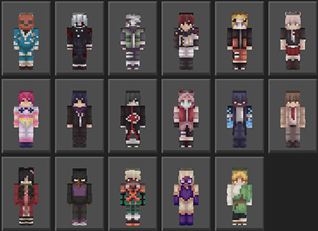Скины "Anime Power" для Minecraft PE