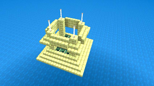 Карта "Выживание на лодке" для Minecraft PE