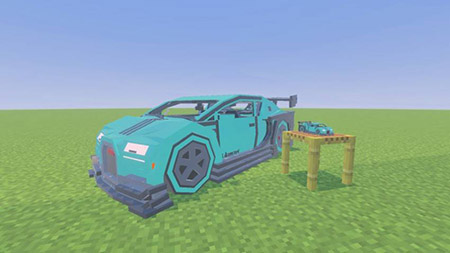 Мод "Bugatti Veyron" для Minecraft PE